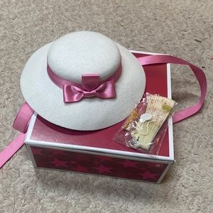 American Girl Doll Marie Grace Hat Necklace & Fan